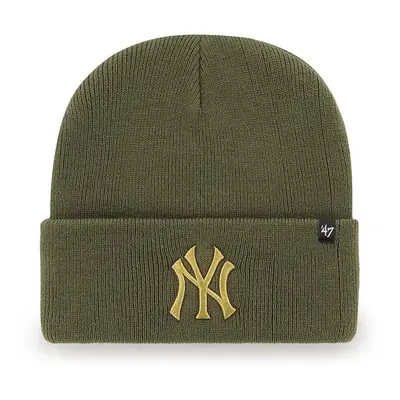 Čepice 47brand Mlb New York Yankees hnědá barva,