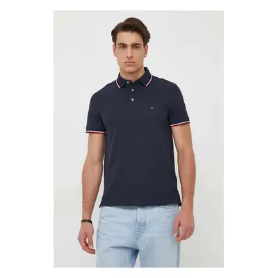 Polo tričko Tommy Hilfiger tmavomodrá barva, MW0MW30750