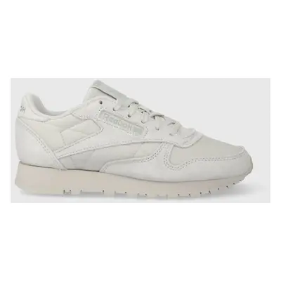 Sneakers boty Reebok Classic CLASSIC LEATHER šedá barva