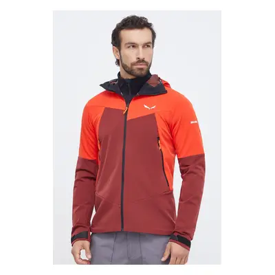 Outdoorová bunda Salewa Sella Durastretch červená barva