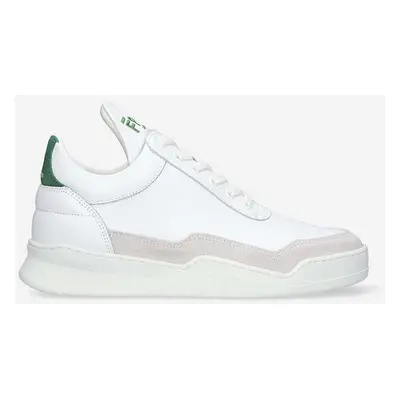 Kožené sneakers boty Filling Pieces Low Top Ghost bílá barva, 10120631926