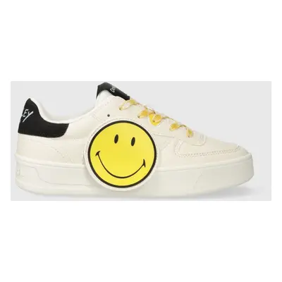 Sneakers boty Desigual x Smiley bílá barva, 23WSKP23.9019