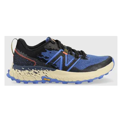 Běžecké boty New Balance Fresh Foam X Hierro v7 tmavomodrá barva, MTHIERO7-RO7