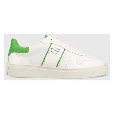 Kožené sneakers boty Gant Mc Julien bílá barva, 26631914.G247