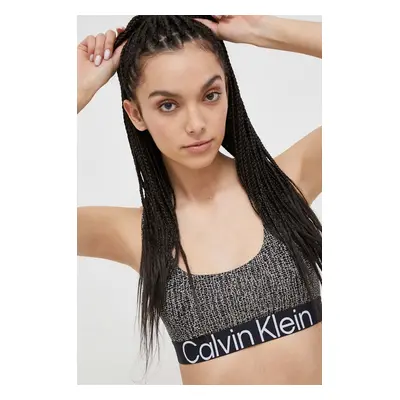 Sportovní podprsenka Calvin Klein Performance Effect černá barva