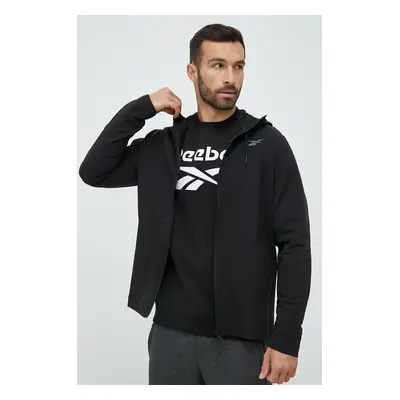 Větrovka Reebok Performance černá barva, přechodná