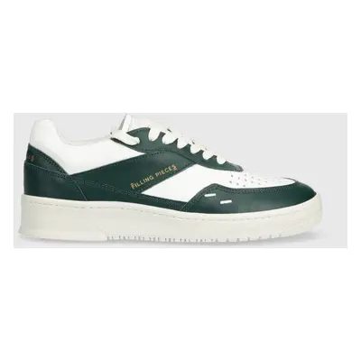 Kožené sneakers boty Filling Pieces Ace Spin zelená barva, 70033491019