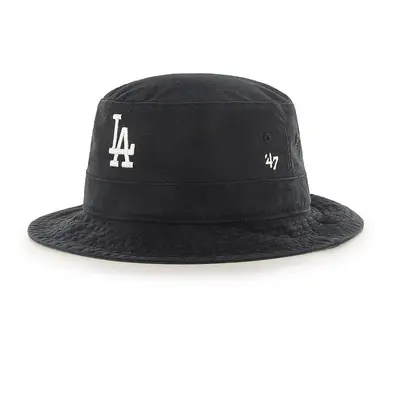 Klobouk 47brand Los Angeles Dodgers černá barva, bavlněný