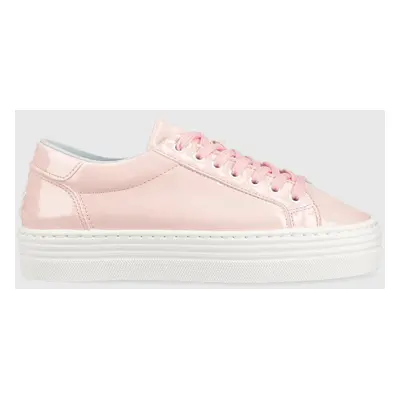 Sneakers boty Chiara Ferragni Tennis Low růžová barva, CF TENNIS LOW