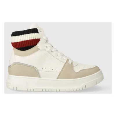 Dětské sneakers boty Tommy Hilfiger bílá barva