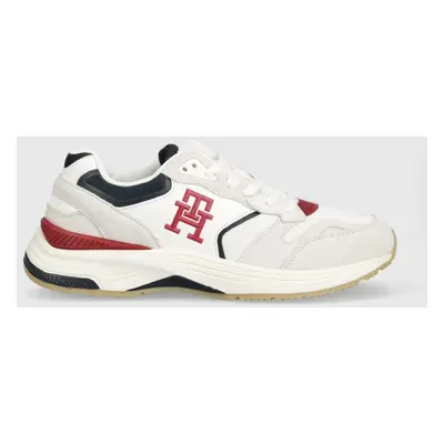 Sneakers boty Tommy Hilfiger FM0FM04360 MODERN PREP MIX RWB bílá barva