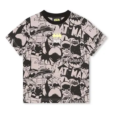 Dětské bavlněné tričko Dkny x DC Comics černá barva