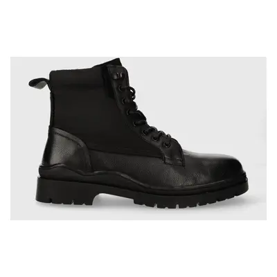 Boty Pepe Jeans BRAD BOOT pánské, černá barva, PMS50234