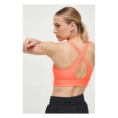 Sportovní podprsenka Under Armour Crossback oranžová barva