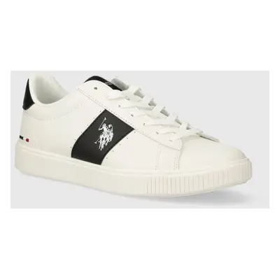 Sneakers boty U.S. Polo Assn. TYMES bílá barva, TYMES009M 4Y1