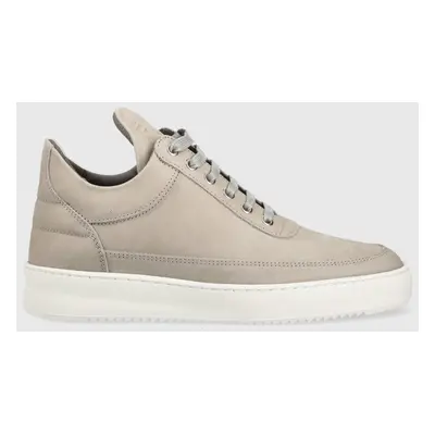 Semišové sneakers boty Filling Pieces Low Top Ripple Nubuck béžová barva, 25122842003