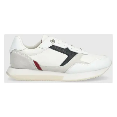 Sneakers boty Tommy Hilfiger ESSENTIAL TH RUNNER bílá barva, FW0FW06947