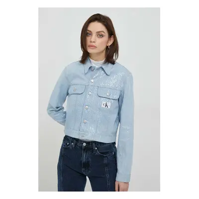 Džínová bunda Calvin Klein Jeans dámská, přechodná, J20J222872