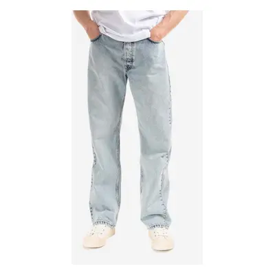 Bavlněné džíny Wood Wood Al Rigid Denim Straight Fit Strainght 12225804-7051 OFF WHITE