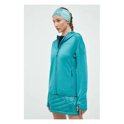 Sportovní mikina LA Sportiva Upendo Hoody zelená barva, s kapucí