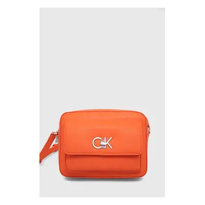 Kabelka Calvin Klein oranžová barva, K60K611083