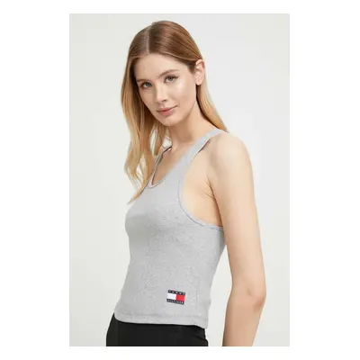 Top Tommy Hilfiger šedá barva