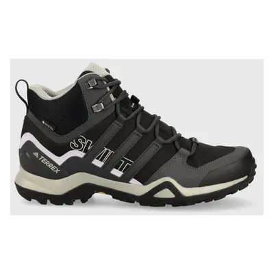 Boty adidas TERREX Swift R2 Mid GTX dámské, černá barva, EF3357-CBLACK/DGS