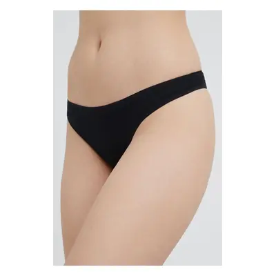 Tanga Calvin Klein Underwear černá barva, 000QF6816E