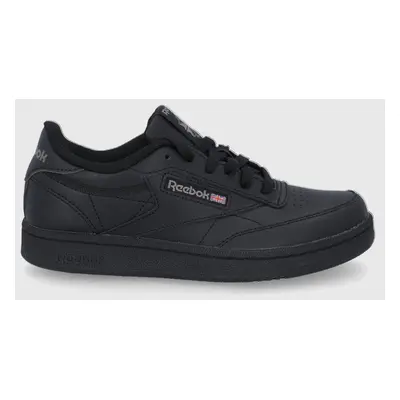 Dětské kožené boty Reebok Classic BS6165.B černá barva