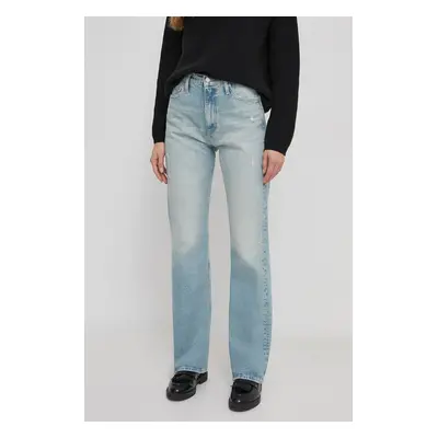 Džíny Calvin Klein Jeans dámské, high waist, J20J222449