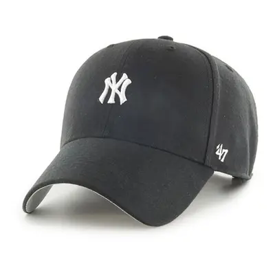 Čepice 47brand Mlb New York Yankees černá barva, s aplikací