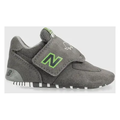 Dětské sneakers boty New Balance 574 šedá barva