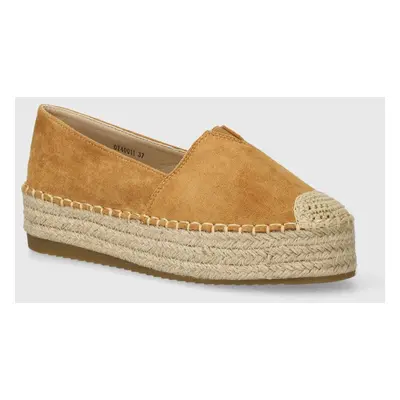 Espadrilky Answear Lab hnědá barva, na platformě