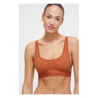 Podprsenka Calvin Klein Underwear oranžová barva, 000QF7340E