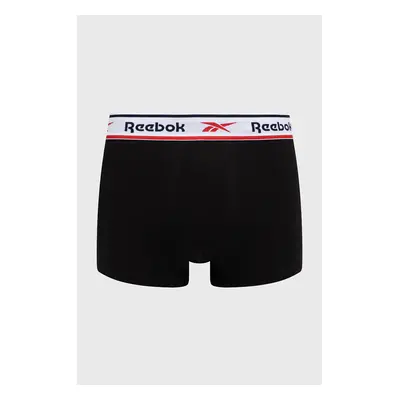 Boxerky Reebok C8412 ( 7-pak) pánské, černá barva