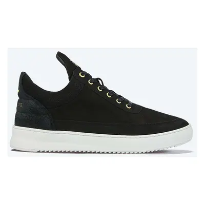 Kožené sneakers boty Filling Pieces Low Top Ripple Ceres černá barva, 25127261861