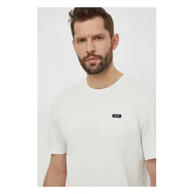 Bavlněné tričko Calvin Klein černá barva, K10K112749