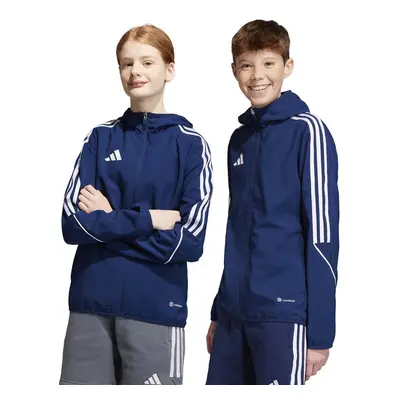 Dětská bunda adidas Performance TIRO23 tmavomodrá barva