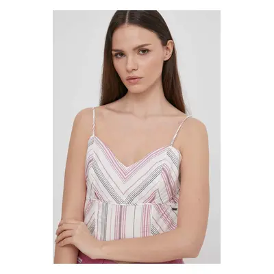 Plátěný top Pepe Jeans PRISCILA PL304826