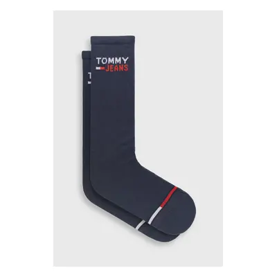 Ponožky Tommy Jeans tmavomodrá barva