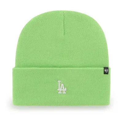 Čepice 47brand Mlb Los Angeles Dodgers zelená barva,