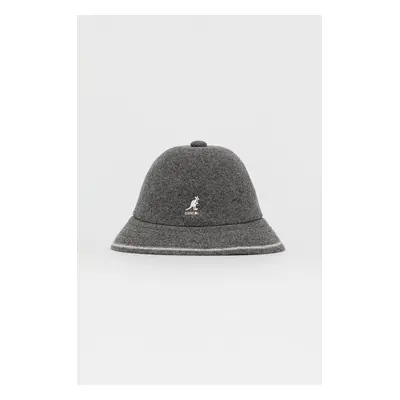 Klobouk Kangol šedá barva, vlněný, K3181ST.FO039-FO039