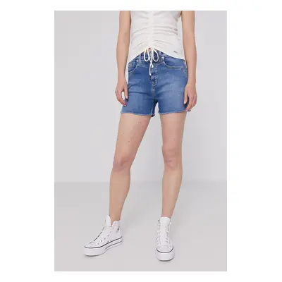 Džínové šortky Pepe Jeans Mary Archive dámské, hladké, high waist