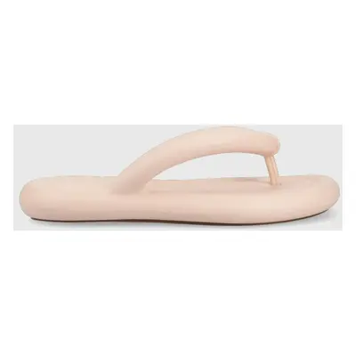 Žabky Melissa MELISSA FLIP FLOP FREE AD dámské, béžová barva, na plochém podpatku, M.33531.AI390