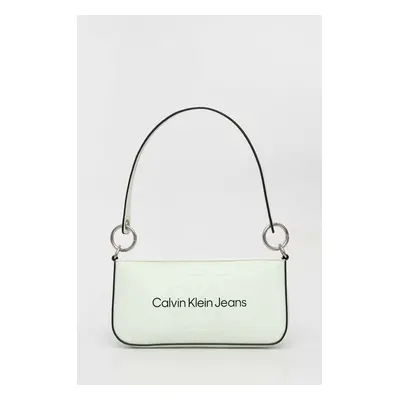 Kabelka Calvin Klein Jeans zelená barva, K60K610679