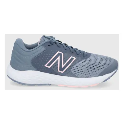 Boty New Balance W520LP7 šedá barva, na plochém podpatku