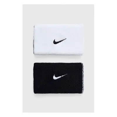 Náramky Nike 2-pack bílá barva