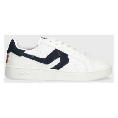 Sneakers boty Levi's SWIFT S bílá barva, 235659.151