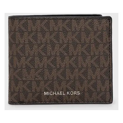 Peněženka Michael Kors hnědá barva