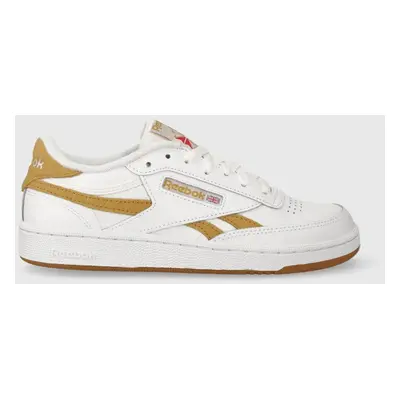 Kožené sneakers boty Reebok Club C Revenge bílá barva